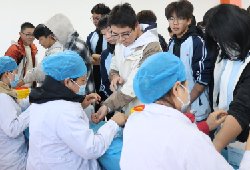 我校顺利完成2025级新生肺结核筛查工作